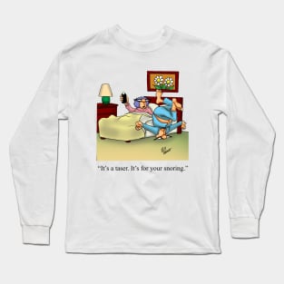 Funny Spectickles Snoring Humor Long Sleeve T-Shirt
